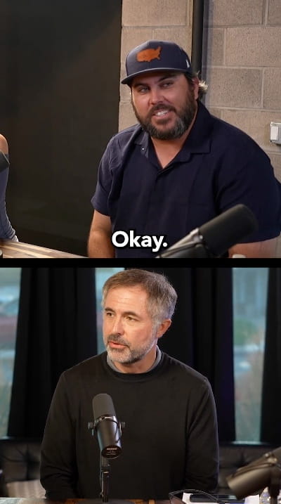 Dr. Boulton and Coach Lee in a podcast episode