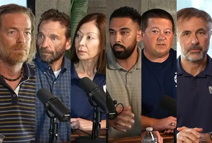 Mr. Armstrong, Mr. Bulone, Ms. Di Gorgio, Mr. Barajas, Mr. Clay and Dr. Boulton in his podcast episode