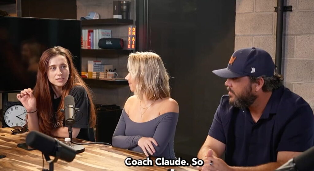 Ms. Ion, Capri, and Mr. Lee in Dr. Boulton's podcast