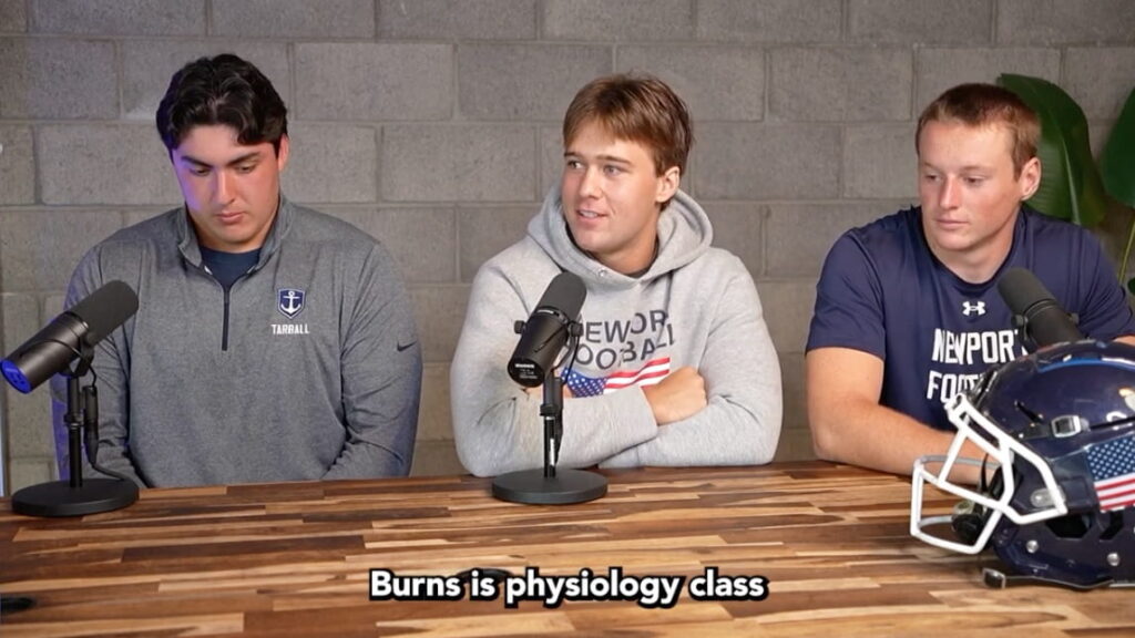 Christian, Cruz, and Glenn in Dr. Boulton's podcast