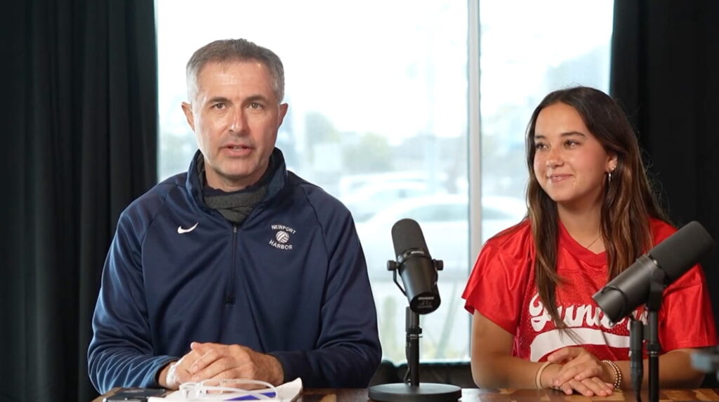 Bridget and Dr. Boulton in his podcast