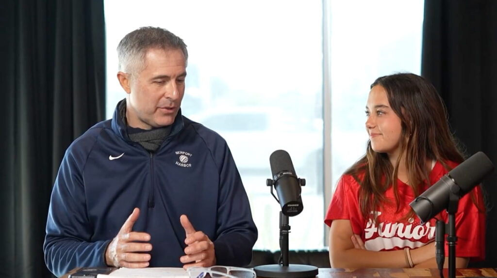 Bridget and Dr. Boulton in his podcast